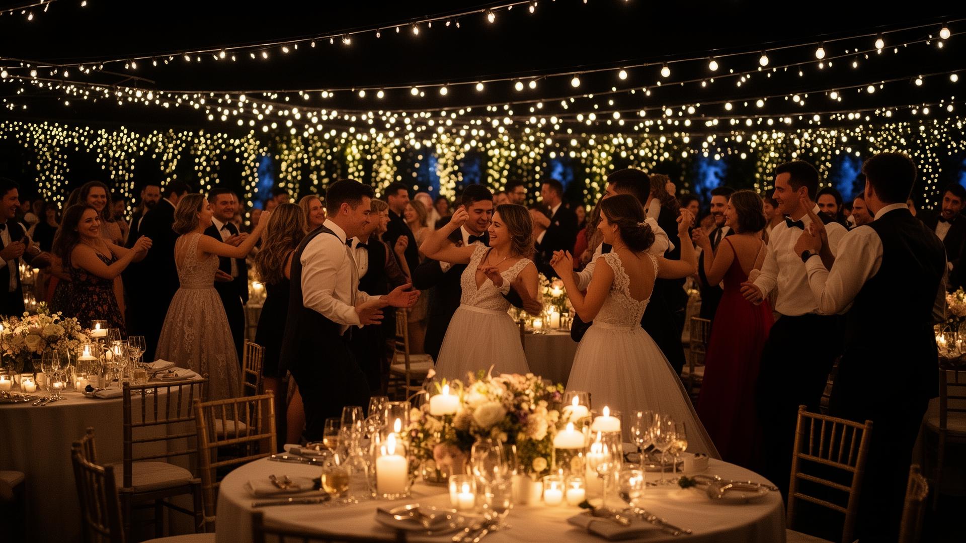 Couples celebrating with DJ-Chicago at a Chicago wedding reception